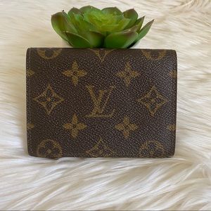 Authentic Mens LV Card Holder